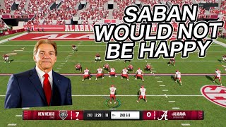 I Beat Alabama with a Tier 3 Team in College Football 25 [upl. by Hoag]