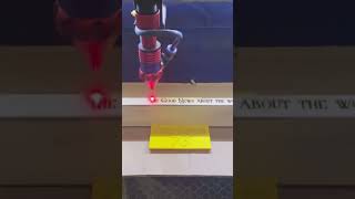 Engraving with Monport 60w MF CO2 Laser monportlaser laserengraving woodworking [upl. by Lawtun122]