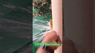 How To CPVC Pipe CuttingRunning water CPVC Pipe CuttingTrendViralVideo [upl. by Pantin]