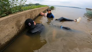 noodlin catfish with kids [upl. by Lucila]