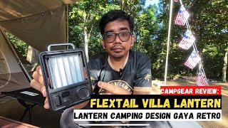 Campgear Review FLEXTAIL VILLA LANTERN  Lampu camping design gaya retro mykhalishjourney [upl. by Berne]