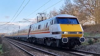 ECML Diversions at Strayfield Road Foot Crossing [upl. by Lodnar651]