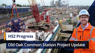 HS2 Old Oak Common Station Project Update  October 2024 [upl. by Akirehc]