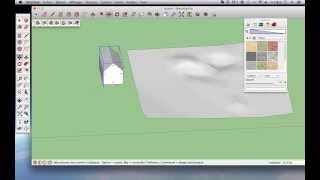 Tuto Sketchup  Modeler un terrain avec loutil bac à sable [upl. by Yeliw]