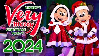 Mickeys Very Merry Christmas Party 2024 at Walt Disney World  Parade Shows amp Fireworks 4K [upl. by Dona935]