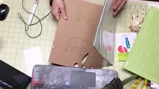 Cricut Chipboard TEST Cutting [upl. by Irtak]