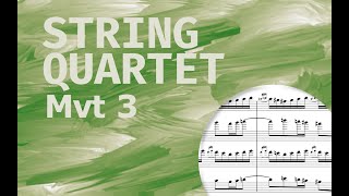 Fantasy  String Quartet for an Adventurer  Mvt 3 [upl. by Riesman]