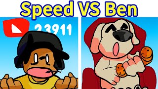 Friday Night Funkin Speed VS Ben No Friends  FNF Mod  iShowSpeed VS Talking Ben [upl. by Eizdnil]