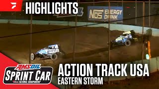 𝑯𝑰𝑮𝑯𝑳𝑰𝑮𝑯𝑻𝑺 USAC AMSOIL National Sprint Cars  Action Track USA  USAC Eastern Storm  June 16 2024 [upl. by Pearman]