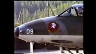 Hawker Hunter à CHUlrichen en 1990 part 1 [upl. by Nova]