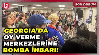 ABDde başkanlık seçimi başladı Georgia eyaletinde 5 bomba ihbarı yapıldı [upl. by Dyanna]