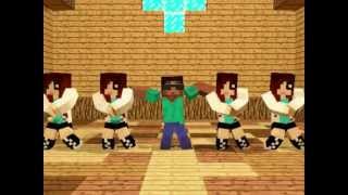 Steve Style  Minecraft Music Video Original music by PSY [upl. by Wetzel]