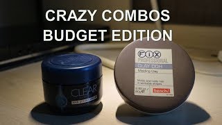 BENCH FIX Molding Clay amp CLEAR Styling Cream  CRAZY COMBOS BUDGET EDITION [upl. by Nahguav129]