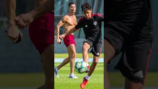 Cristiano Ronaldo jr workout । Gym । skills ronaldojr ronaldo sports [upl. by Forsta467]