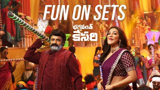 Bhagavanth Kesari Fun On Sets  Nandamuri Balakrishna  Sreeleela  Kajal  Anil Ravipudi  Thaman S [upl. by Docia]