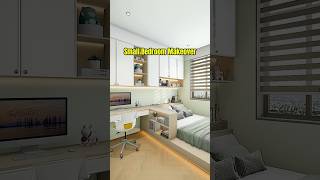 Transform Your Small Bedroom into a Bright Spacious Haven with This Design [upl. by Uliram264]