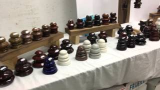 45th MidOhio Springfield Insulator Show November 6  8 2015 [upl. by Starkey]