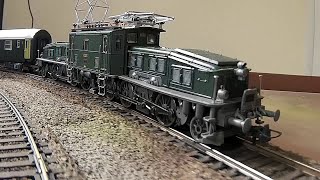 Remarkable SBB Crocodile Model by Roco HO scale 2020 update [upl. by Atsirt906]