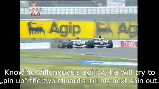 F1 2003  Palik Villeneuves amok run [upl. by Lezned921]