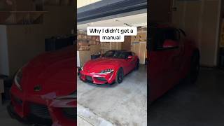 Don’t buy a manual supra [upl. by Reniar]