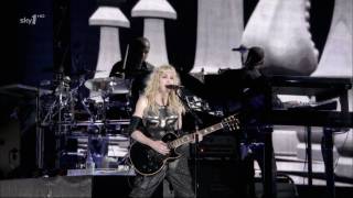 Madonna  Hung up with Pantera quotA New Levelquot riffs  Sticky amp Sweet Tour 2009 Sky1 HD [upl. by Abramo698]