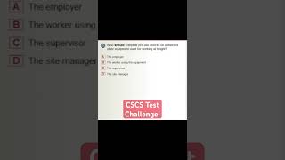 CSCS Test UK  CSCS Card UK 2024 constructionsafety cscscard buildingcareers english exam [upl. by Gathers114]