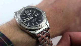 Breitling Windrider Cockpit Luxury Watch Review [upl. by Fawn]