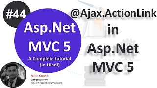 44 AjaxActionLink in MVC  mvc tutorial for beginners in net c [upl. by Ma]