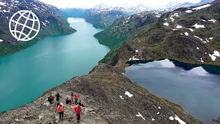 Besseggen Ridge Norway Amazing Places 4K [upl. by Nairam]