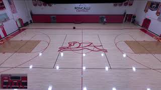 Roncalli Catholic High School vs Gross Catholic High School Mens JV Basketball [upl. by Snah242]