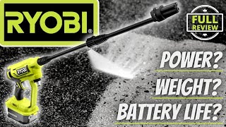 Ryobi 18v EZ CLEAN Cordless Power Cleaner Review  Battery Powered Pressure Washer  Car Detailing [upl. by Latsyek212]