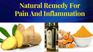 Goodbye Pain and Inflammation The Power of Ginger Turmeric and Olive Oil [upl. by Pearle]