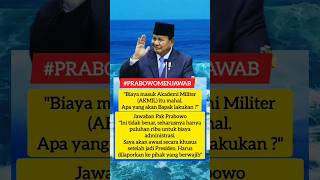 Biaya Masuk AKMIL Hanya Puluhan Ribu trending prabowo shortsfeed [upl. by Atikel]