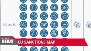 North Korea most sanctioned country by EU according to new online map [upl. by Selec]