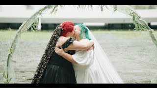 Camp River Ranch Wedding Video  Lauren amp Calamity [upl. by Aynotak]