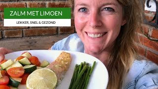 ZALM MET LIMOEN  lekker snel amp gezond  Nicole  Culicool [upl. by Kelcie]