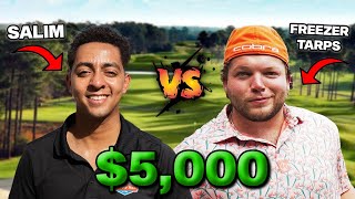 Salim and Freezer Tarps Have a CRAZY 5000 Golf Match [upl. by Ezalb]