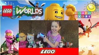 Lego Worlds  Walkthrough and Review of our first playthrough [upl. by Oemor]