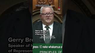 New Zealand parliament halted by MPs performing haka [upl. by Tebasile215]