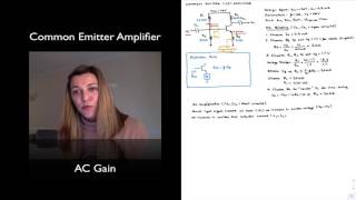 CE Amplifier AC Gain [upl. by Rydder]