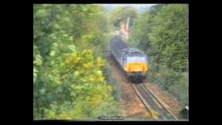 Trains at Axminster station in the 1990s [upl. by Elfstan280]