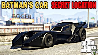 Batmans Car Secret Location in GTA 5 Story Mode 🔥 [upl. by Schreibe882]