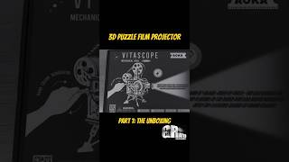 3D Puzzle Film ProjectorPart 1 3DPuzzleVintageFilmProjector movie projector vintage [upl. by Nahtam]