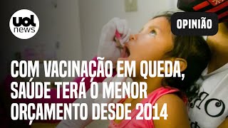 Com vacinação em queda Saúde terá no governo Lula o menor orçamento desde 2014 [upl. by Enrica]