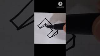 Easy 3d drawing drawing 3dillusion [upl. by Grantland]