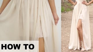 TT26 HOW TO  Hemming Chiffon [upl. by Ly]