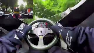 F1 cockpit cam At the wheel of the Williams FW08 at Goodwood [upl. by Ross]