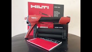 Unboxing Gun Hilti HDM 500 Alat Tembak Chemical [upl. by Margherita559]