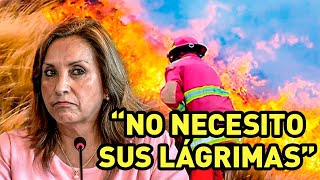 DINA SE BURLA DE LOS QUE LLORAN POR LOS INCENDIOS FORESTALES [upl. by Kori432]