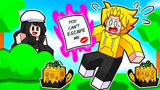 My Crazy Stalker Is Back ROBLOX BLOX FRUIT [upl. by Hands690]